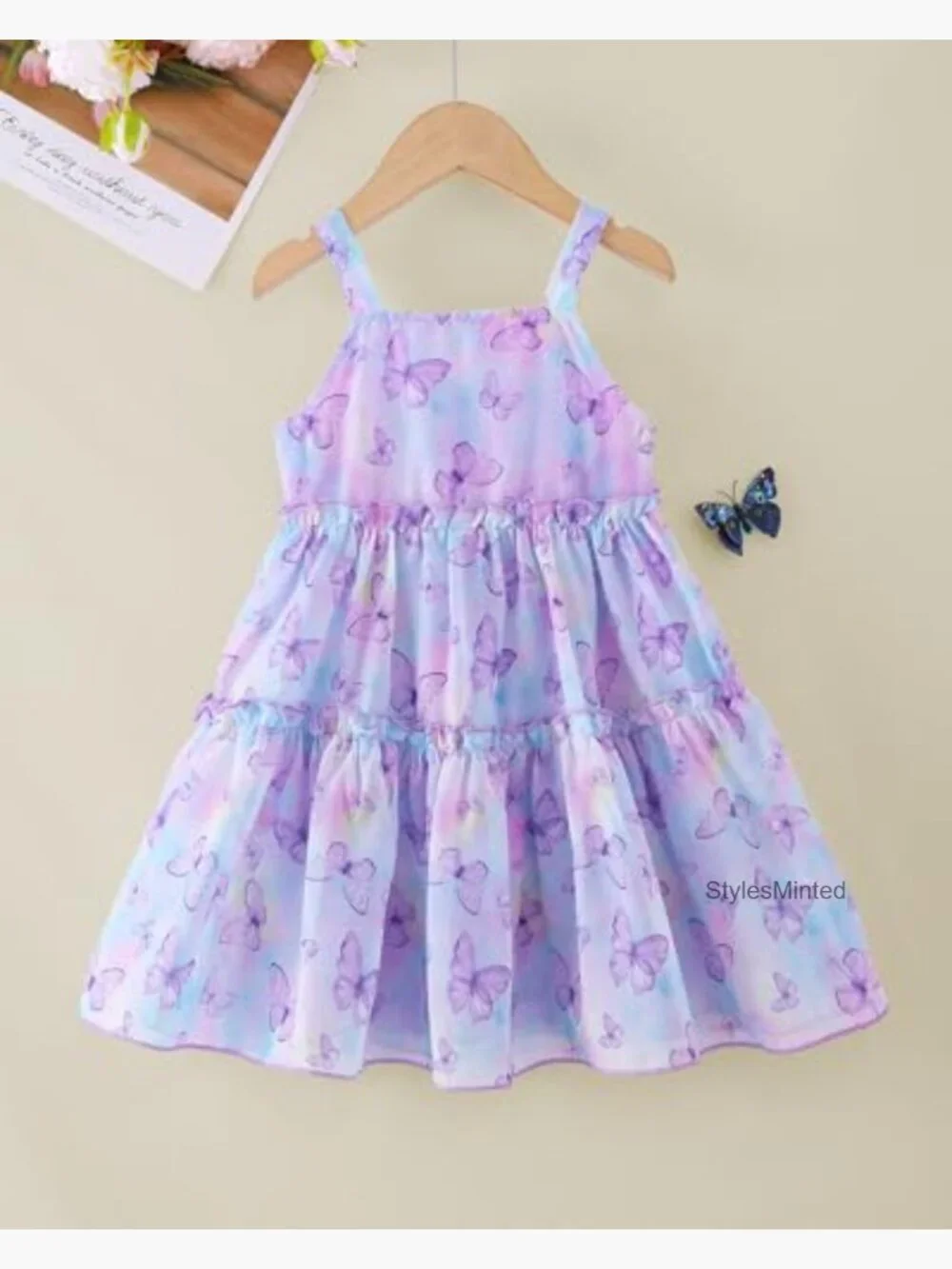Toddler Girl Tulle Swing Dress Sleeveless Halter Summer Casual
